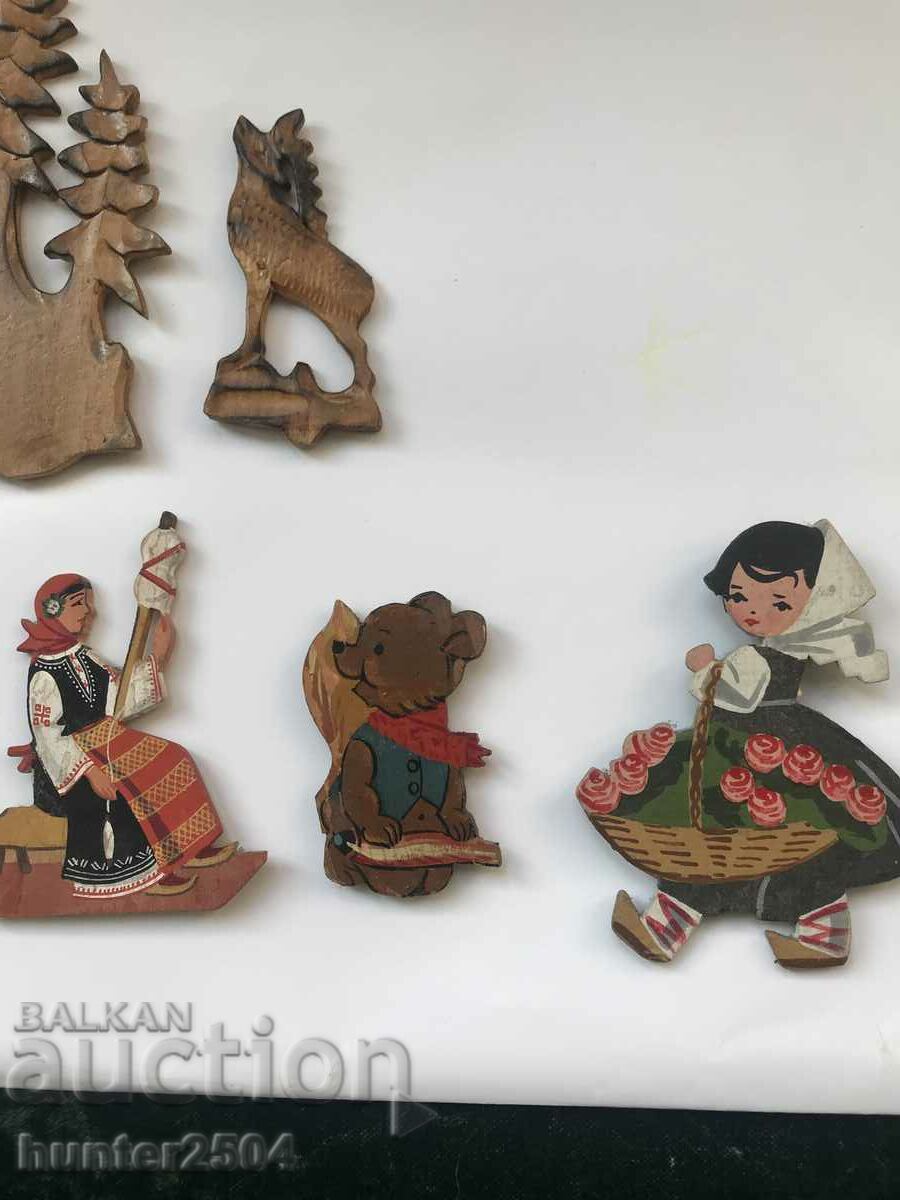 Delivery of Fridge magnets - handmade from BG wood Delivery of Fridge magnets - handmade from BG wood