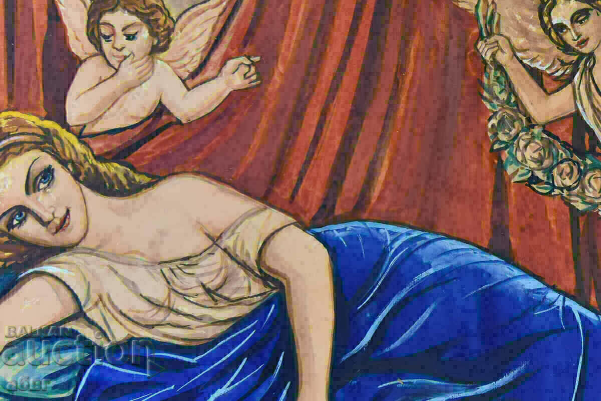 Σχέδιο με ακουαρέλα σε χαρτόνι - 5