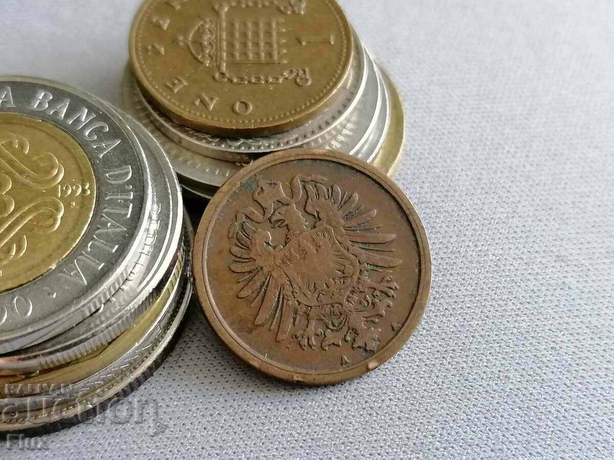Reich coin - Germany - 2 pfennigs 1874; series A with price 10.00 BGN | € 5.11 Reich coin - Germany - 2 pfennigs 1874; series A with price 10.00 BGN | € 5.11