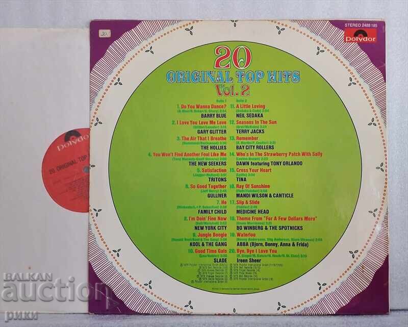 20 Original Top Hits Vol. 2 1974 with price 9.00 BGN | € 4.60 20 Original Top Hits Vol. 2 1974 with price 9.00 BGN | € 4.60