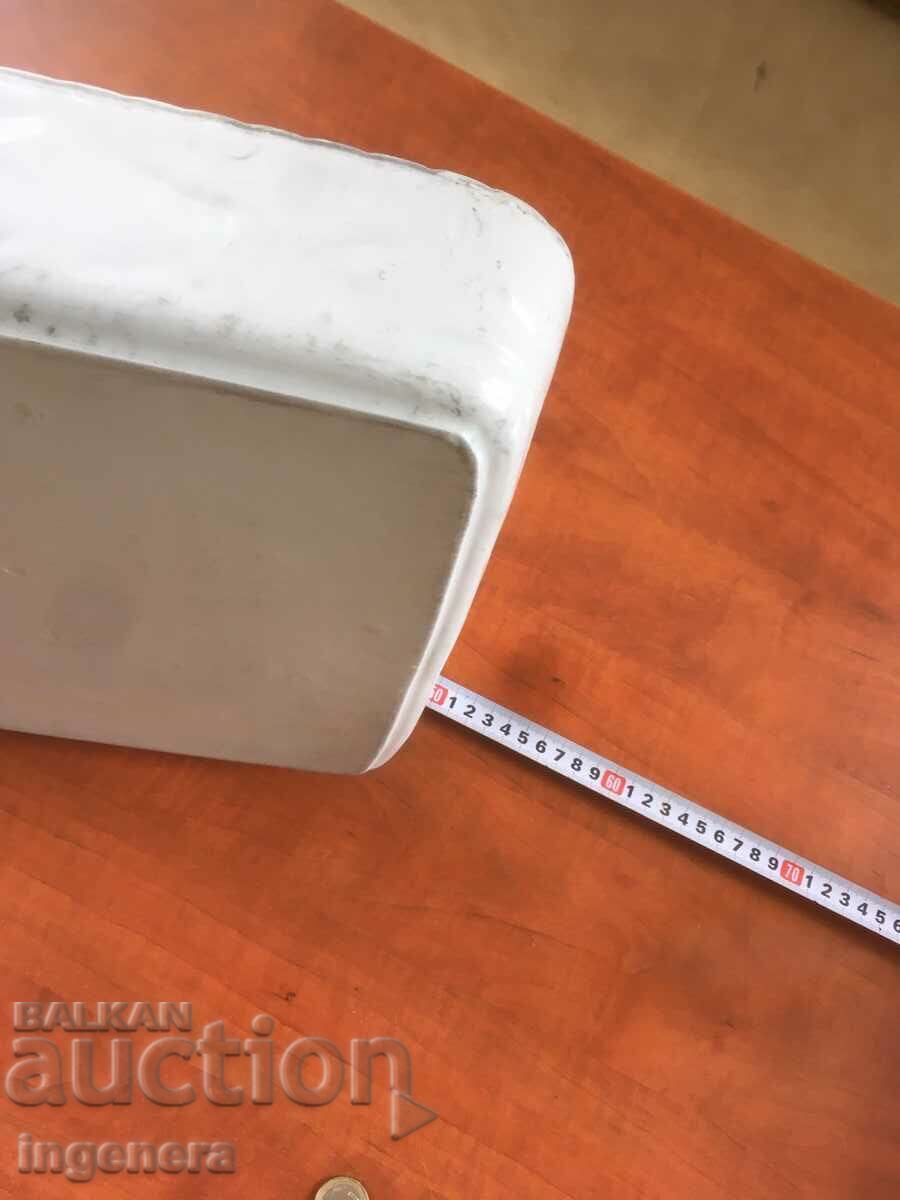 PORCELAIN BIG GEARED TRAY FOR OVEN - ROYALE ITALY - 5 PORCELAIN BIG GEARED TRAY FOR OVEN - ROYALE ITALY - 5
