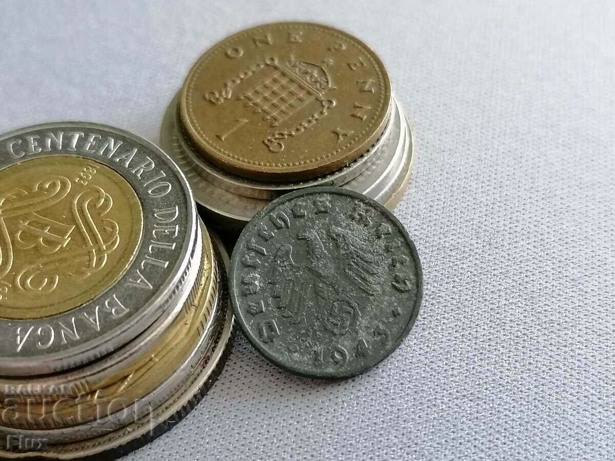 Reich coin - Germany - 1 pair 1943; series D with price 5.00 BGN | € 2.56 Reich coin - Germany - 1 pair 1943; series D with price 5.00 BGN | € 2.56