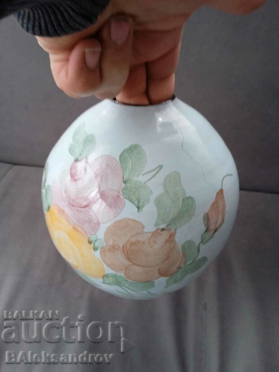 Old painted ceramic vase - 5 Old painted ceramic vase - 5