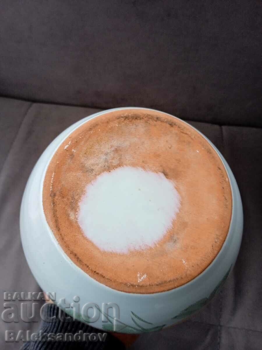 Old painted ceramic vase - 6 Old painted ceramic vase - 6