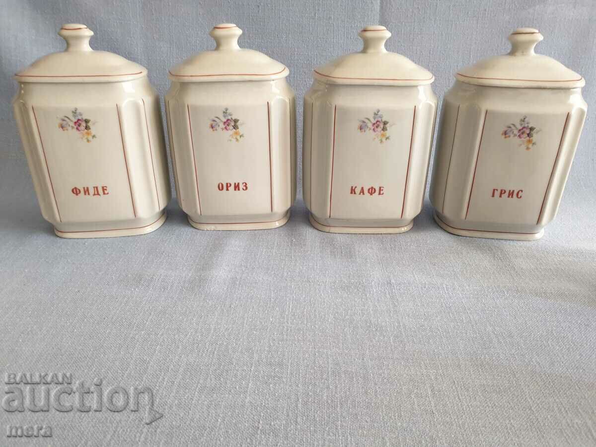 Δημοπρασία Πορσελάνινα βάζα για μπαχαρικά-Kitka-Νέα αγορά