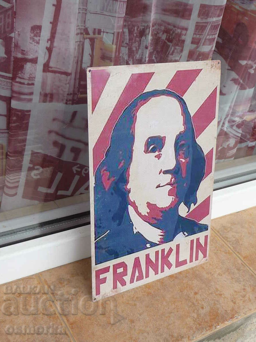 Diverse plăci metalice Benjamin Franklin President Dolar american cu preț 18.00 BGN | € 9.20