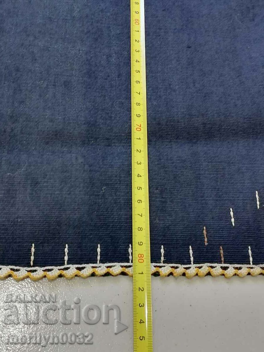 Auction An old hand-woven apron with embroidery, costume Auction An old hand-woven apron with embroidery, costume