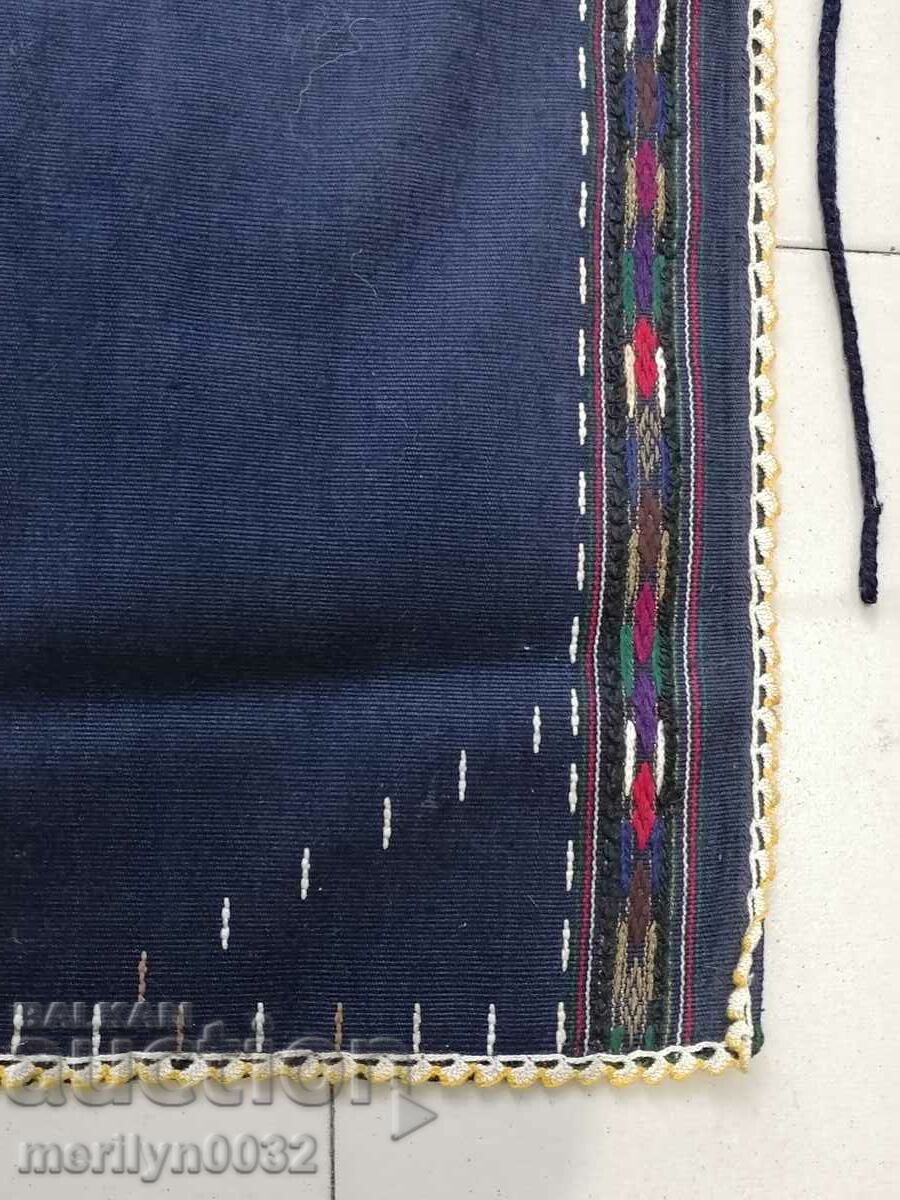 An old hand-woven apron with embroidery, costume - 7 An old hand-woven apron with embroidery, costume - 7