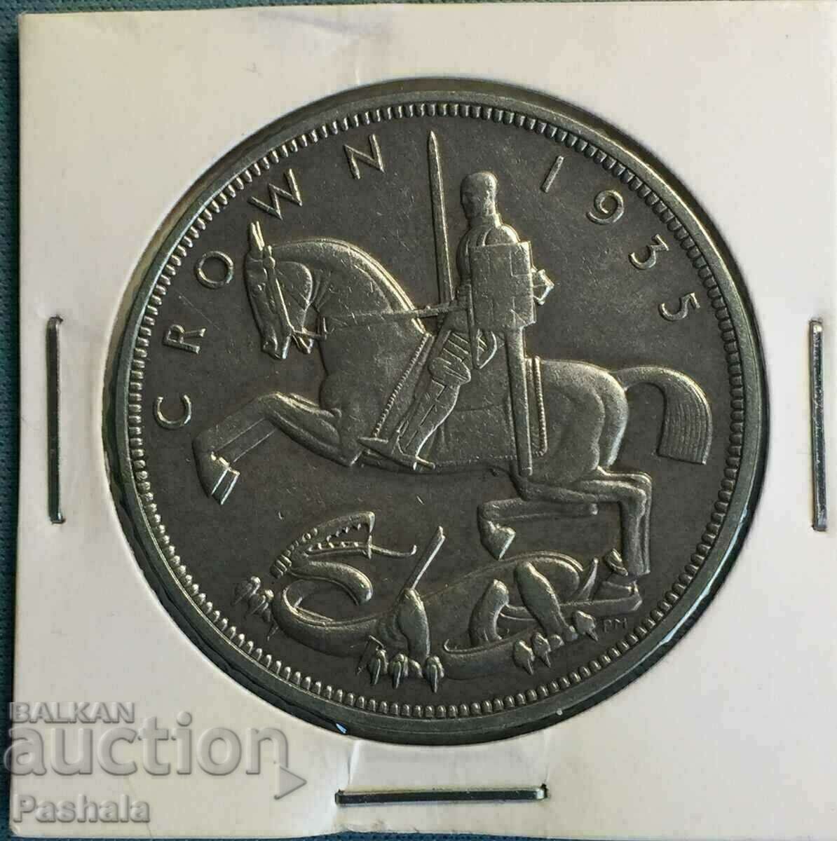 Marea Britanie 1 coroană 1935