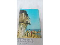 Пощенска картичка Ахтопол Стара къща 1974