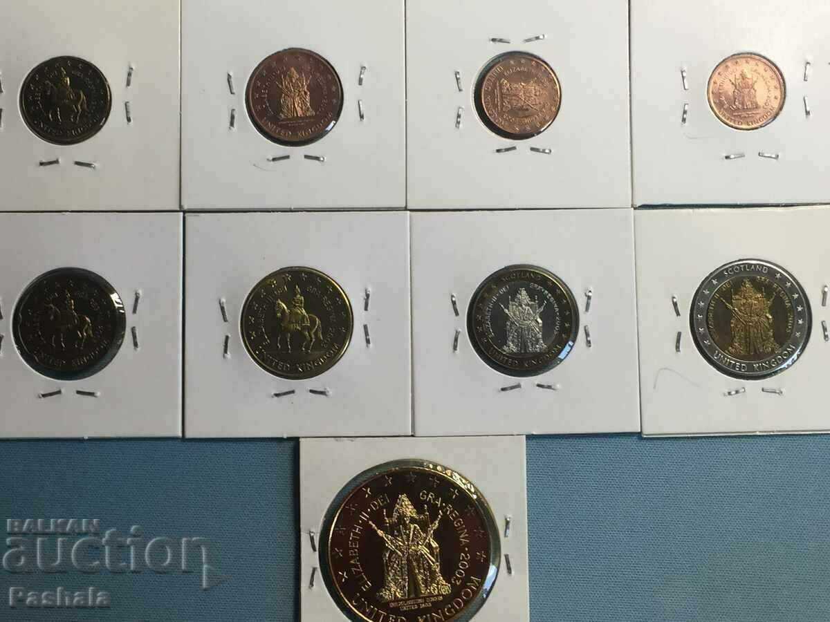 UK 1, 2, 5, 10, 20, 50 pence, 1, 2, 5 euro cents, ESSAI with price 75.00 BGN | € 38.35 UK 1, 2, 5, 10, 20, 50 pence, 1, 2, 5 euro cents, ESSAI with price 75.00 BGN | € 38.35