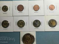 UK 1, 2, 5, 10, 20, 50 pence, 1, 2, 5 euro cents, ESSAI