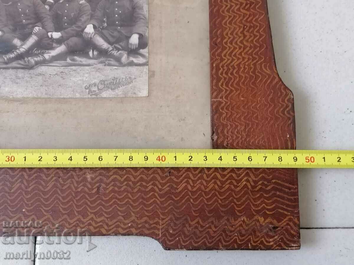 Delivery of Military framed photo, photography, group portrait