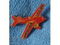 Badge. Bud Light plane. Aviation 1