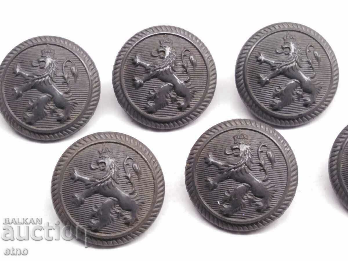 10 pcs. ROYAL MILITARY BUTTONS, uniform, A. SCHILIYANOV, SOFIA VII with price 30.00 BGN | € 15.34 10 pcs. ROYAL MILITARY BUTTONS, uniform, A. SCHILIYANOV, SOFIA VII with price 30.00 BGN | € 15.34