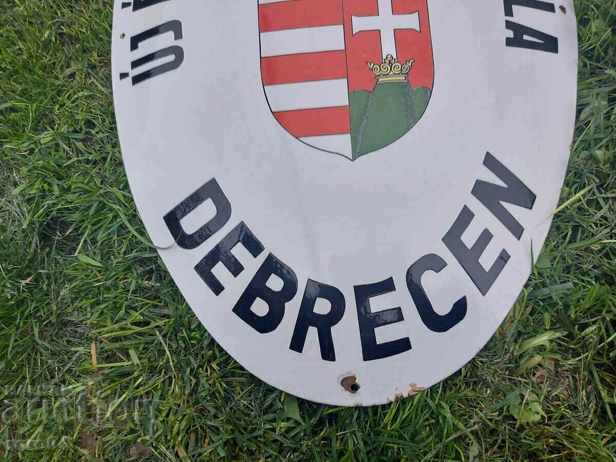 PLATE - ENAMEL - HUNGARY - 5 PLATE - ENAMEL - HUNGARY - 5