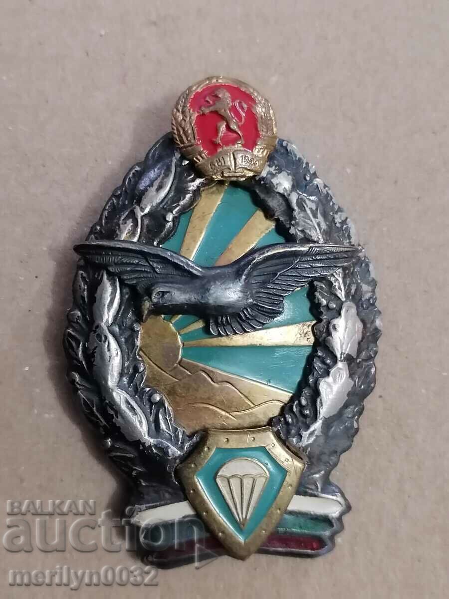 Parachute badge 1st class issue 1980 medal