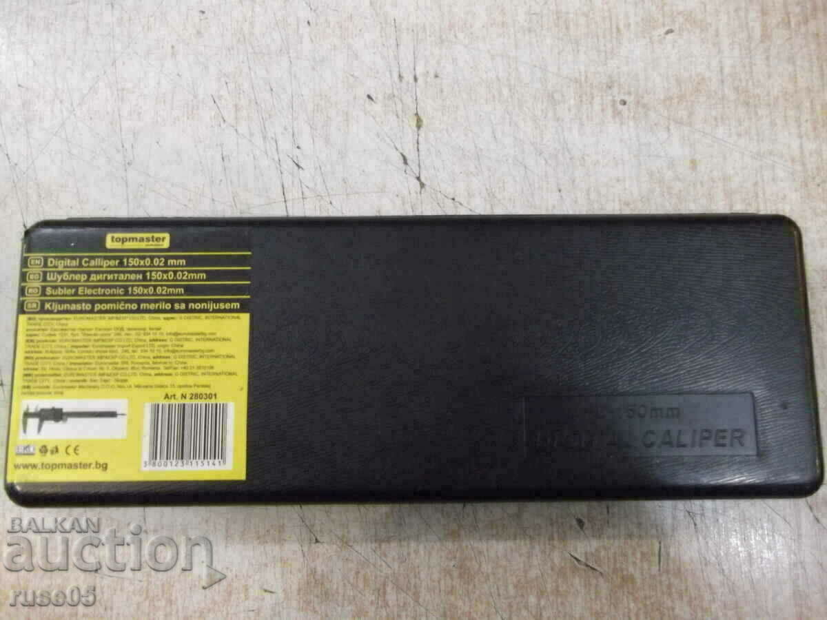 Caliper "topmaster" digital 150 x 0.02 mm new - 6 Caliper "topmaster" digital 150 x 0.02 mm new - 6