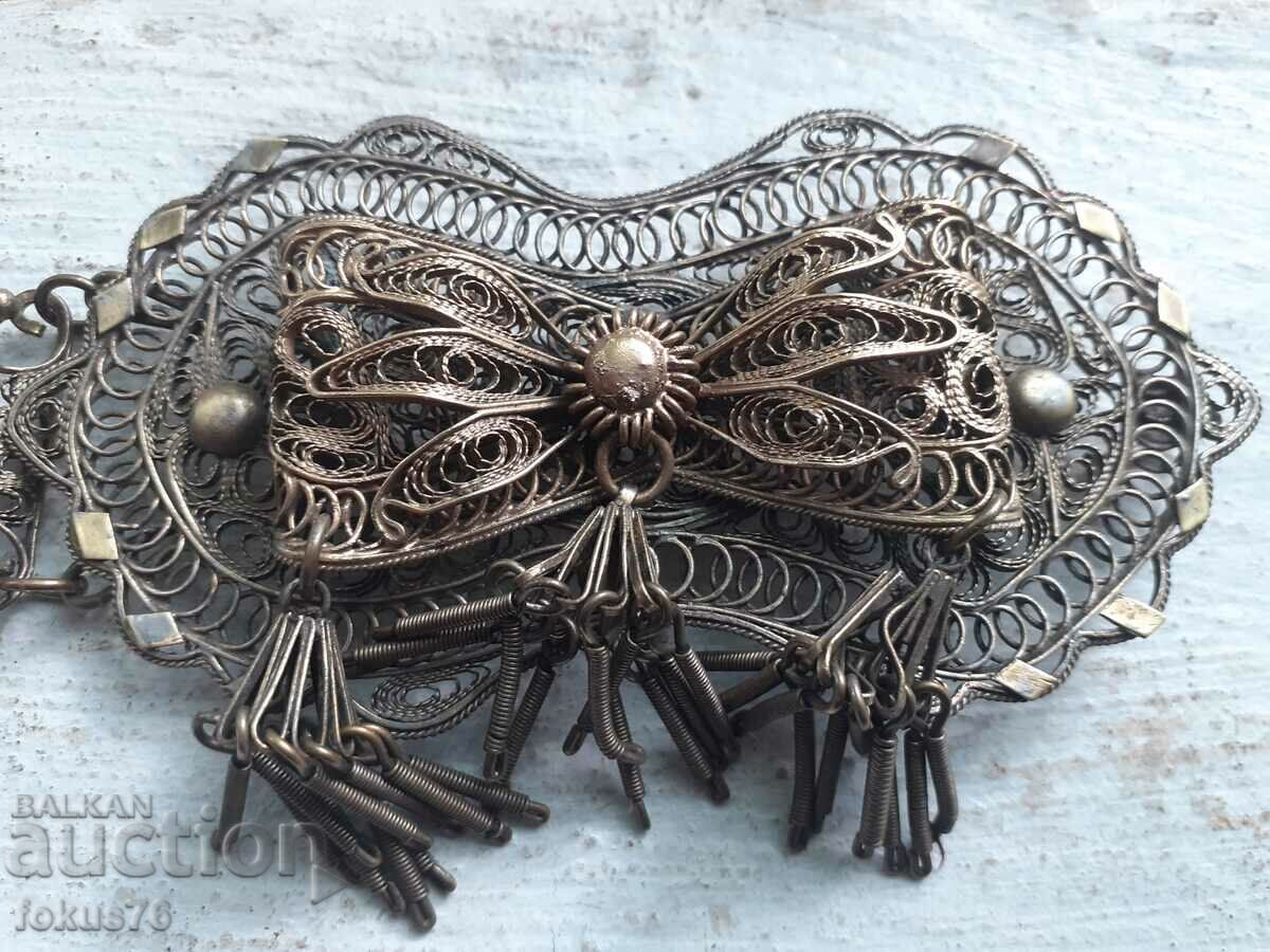 Revival sachan belt filigree with gilding - 6