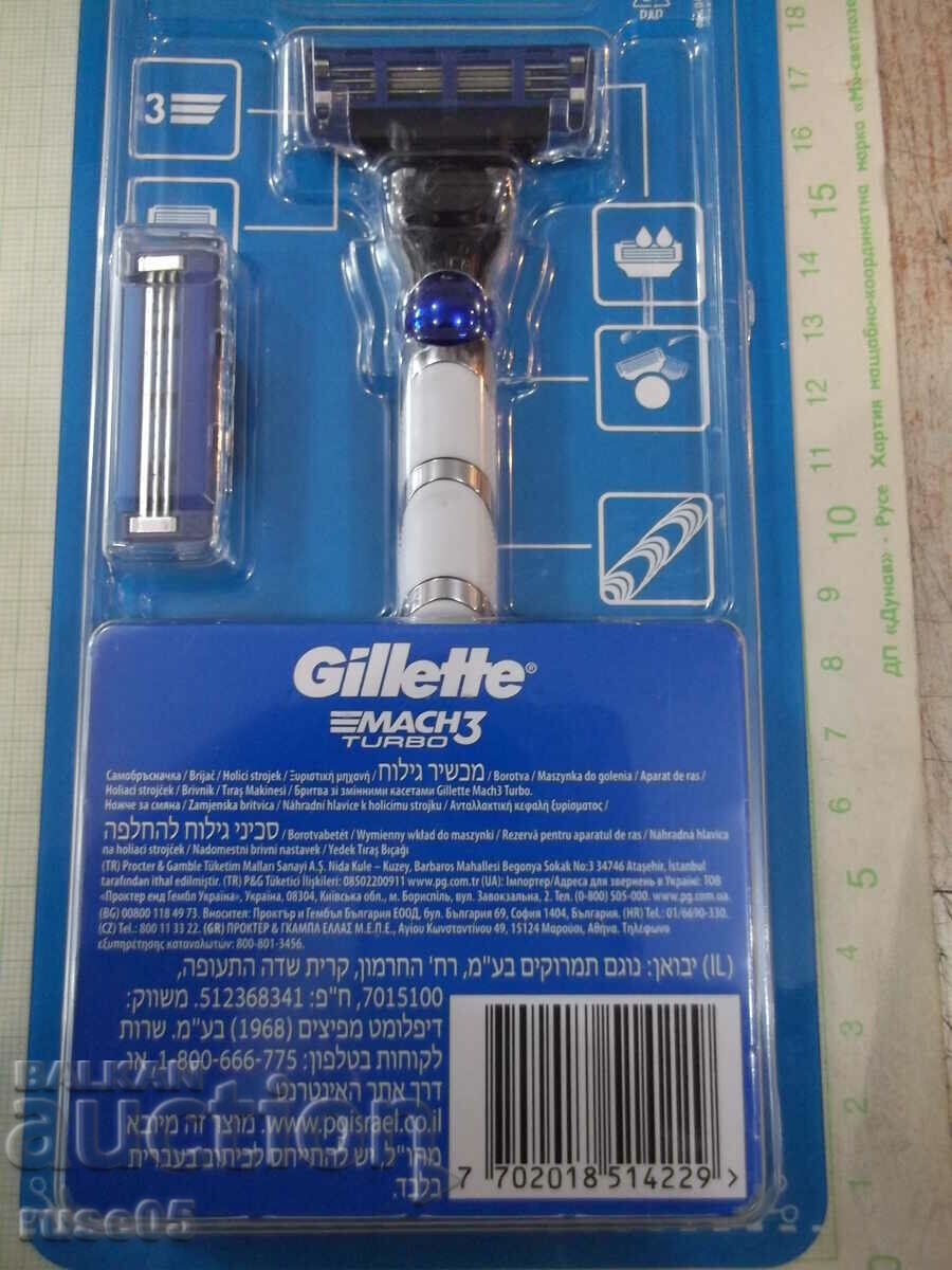 Auction Shaver "Gillette MACH 3 TURBO" new Auction Shaver "Gillette MACH 3 TURBO" new
