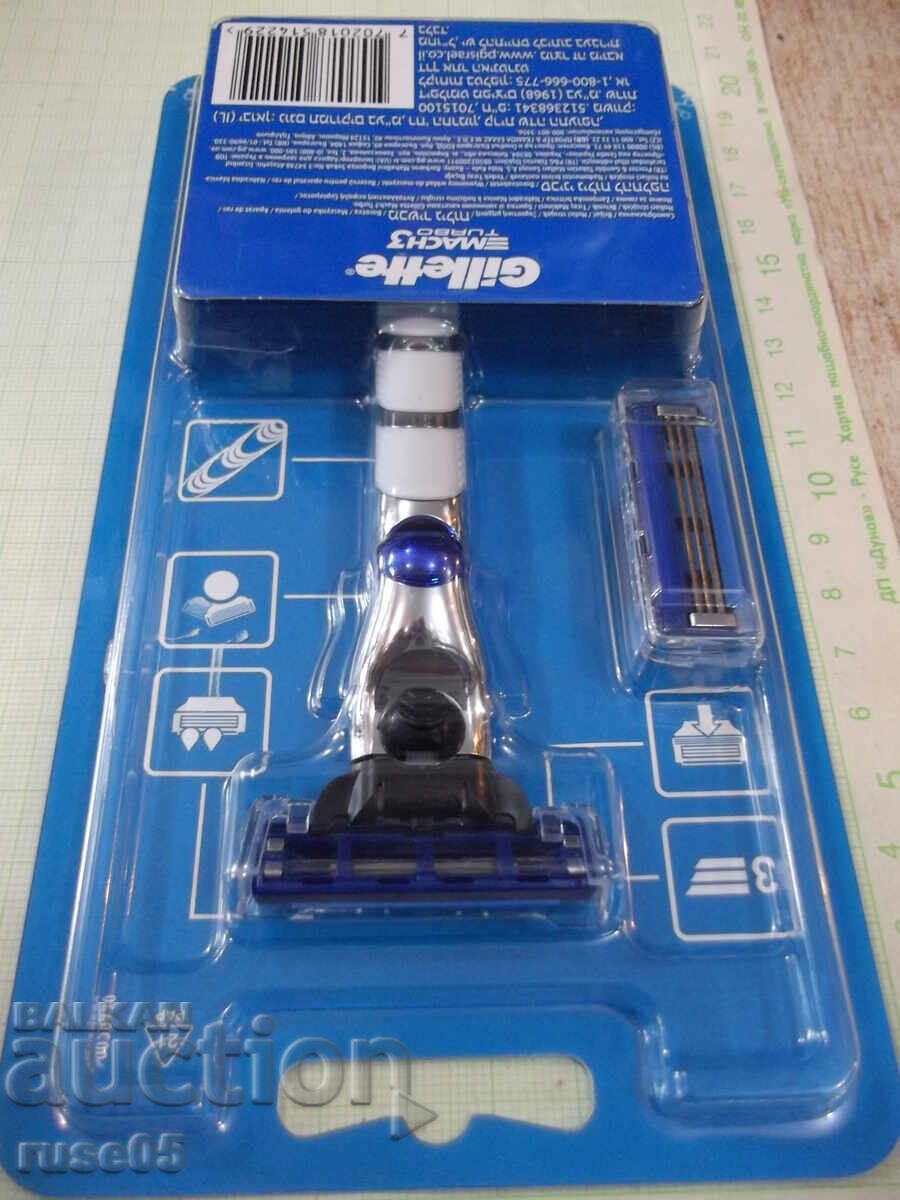 Shaver "Gillette MACH 3 TURBO" new - 6 Shaver "Gillette MACH 3 TURBO" new - 6