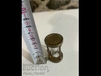 μινιατούρα κλεψύδρα μπρονζέ / ορείχαλκο