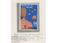 1982. Spania. Transplant de organe.