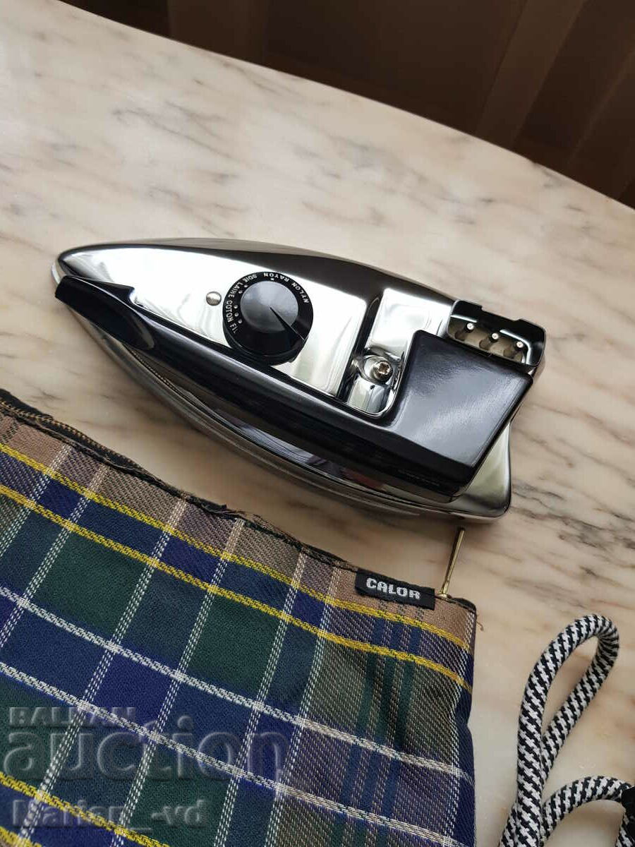 Auction  Old CALOR iron unused