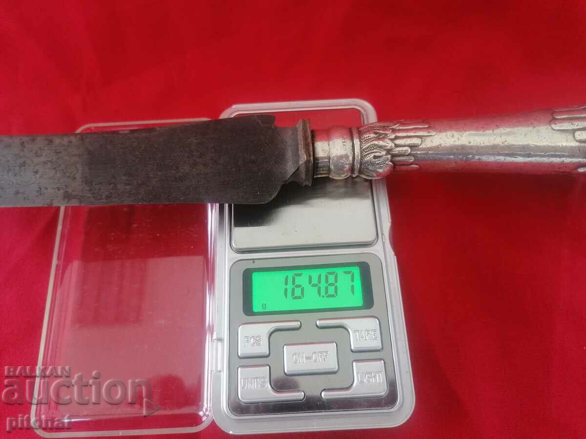 Антикварен сребърен нож - 6 Антикварен сребърен нож - 6