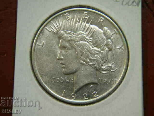 1 Dollar 1922 D United States of America (USA) - AU - 6 1 Dollar 1922 D United States of America (USA) - AU - 6