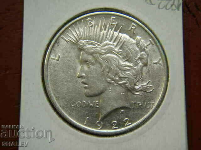 1 Dollar 1922 D United States of America (USA) - AU - 7 1 Dollar 1922 D United States of America (USA) - AU - 7