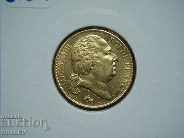 20 Francs 1817 А France (20 франка Франция) - AU/Unc (злато) - 5