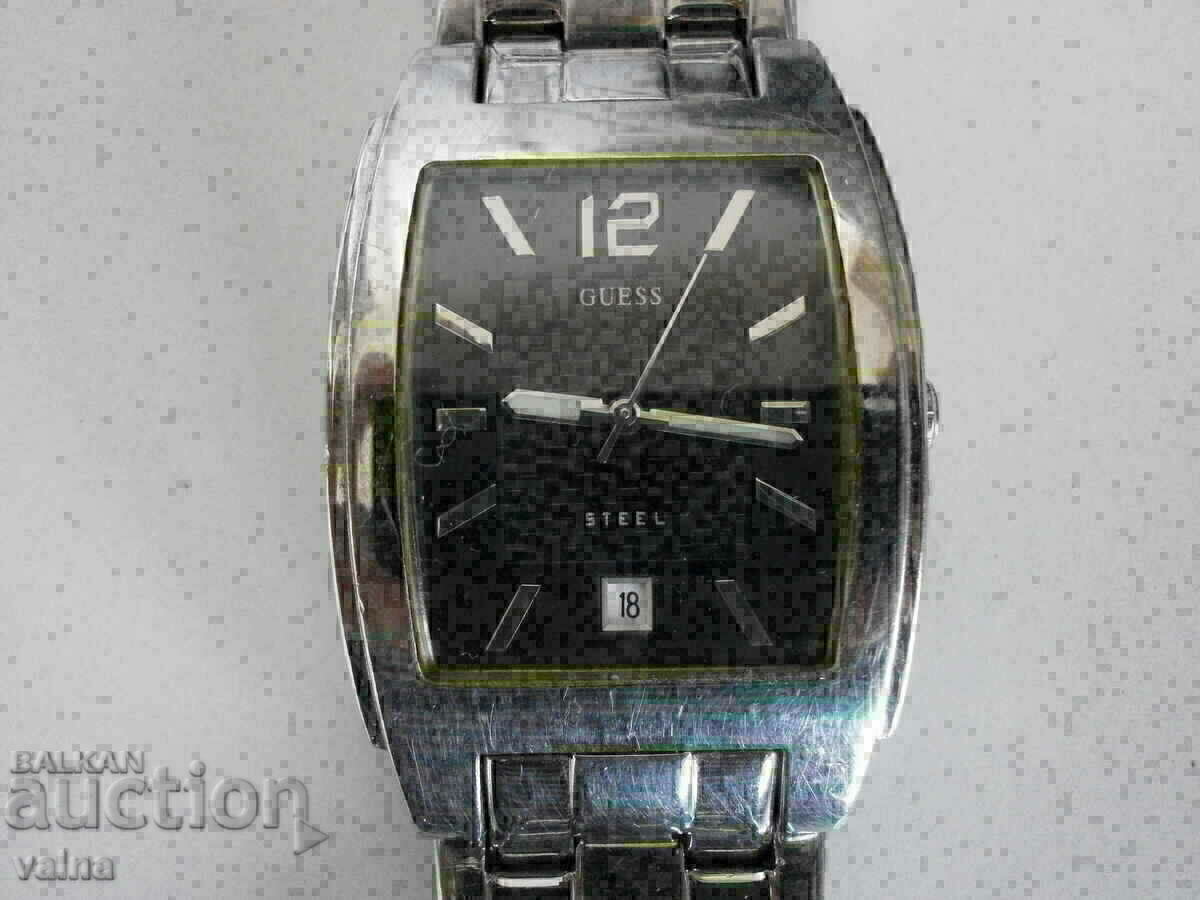 GUESS, quartz, Citizen/Miyota, case 33x47mm