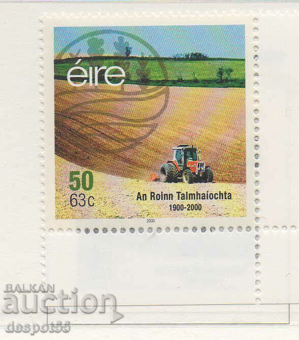 2000. Eire. 100th anniversary of the Ministry of Agriculture.
