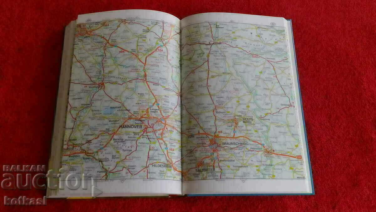 Book about Germany road maps photos ADAC Hardcover - 6 Book about Germany road maps photos ADAC Hardcover - 6