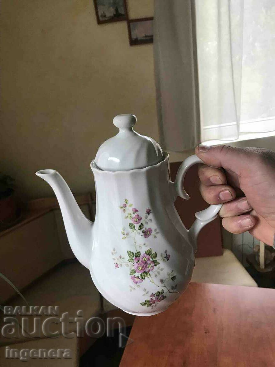 Auction PORCELAIN POT KETTLE BULGARIA Auction PORCELAIN POT KETTLE BULGARIA