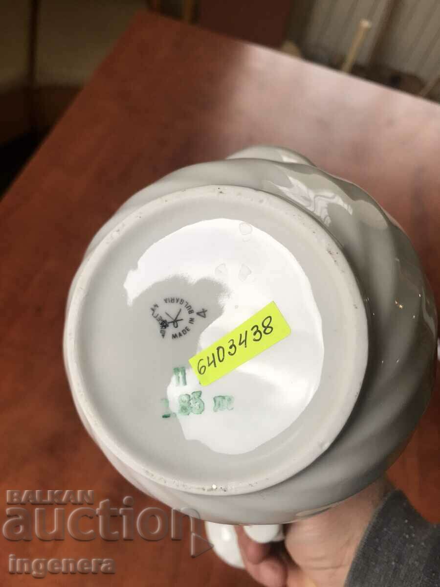 PORCELAIN POT KETTLE BULGARIA - 6 PORCELAIN POT KETTLE BULGARIA - 6