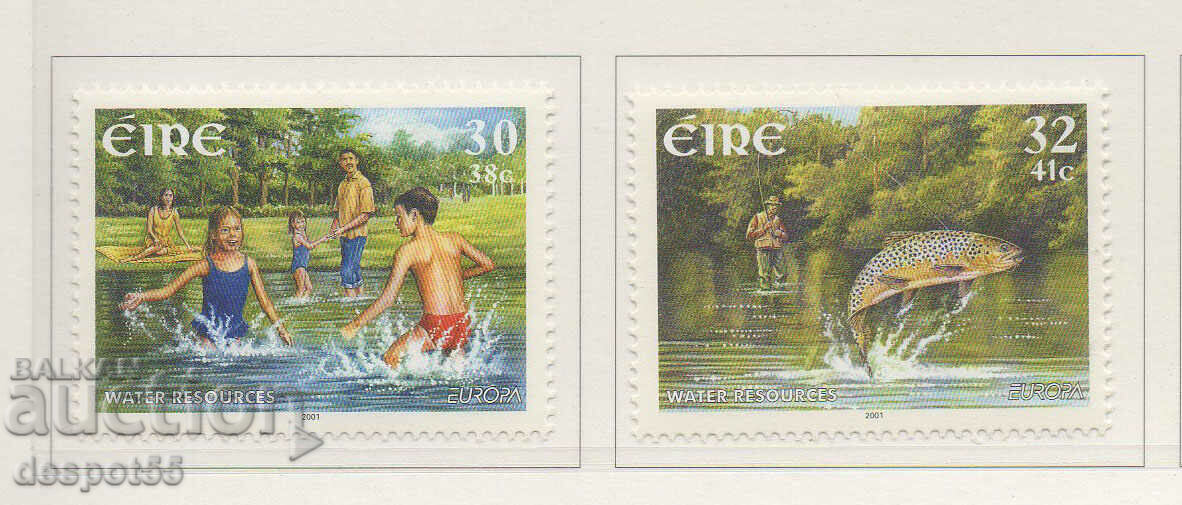 2001. Eire. Ευρώπη - Το νερό, ο θησαυρός της φύσης.