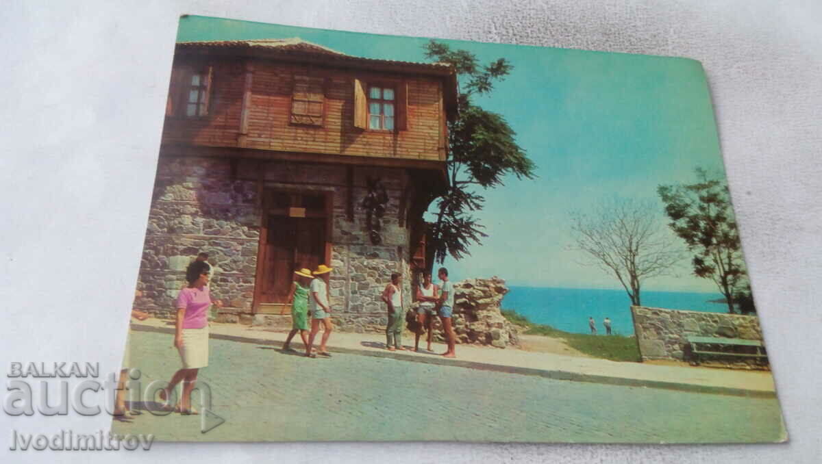 Пощенска картичка Созопол Изглед 1967