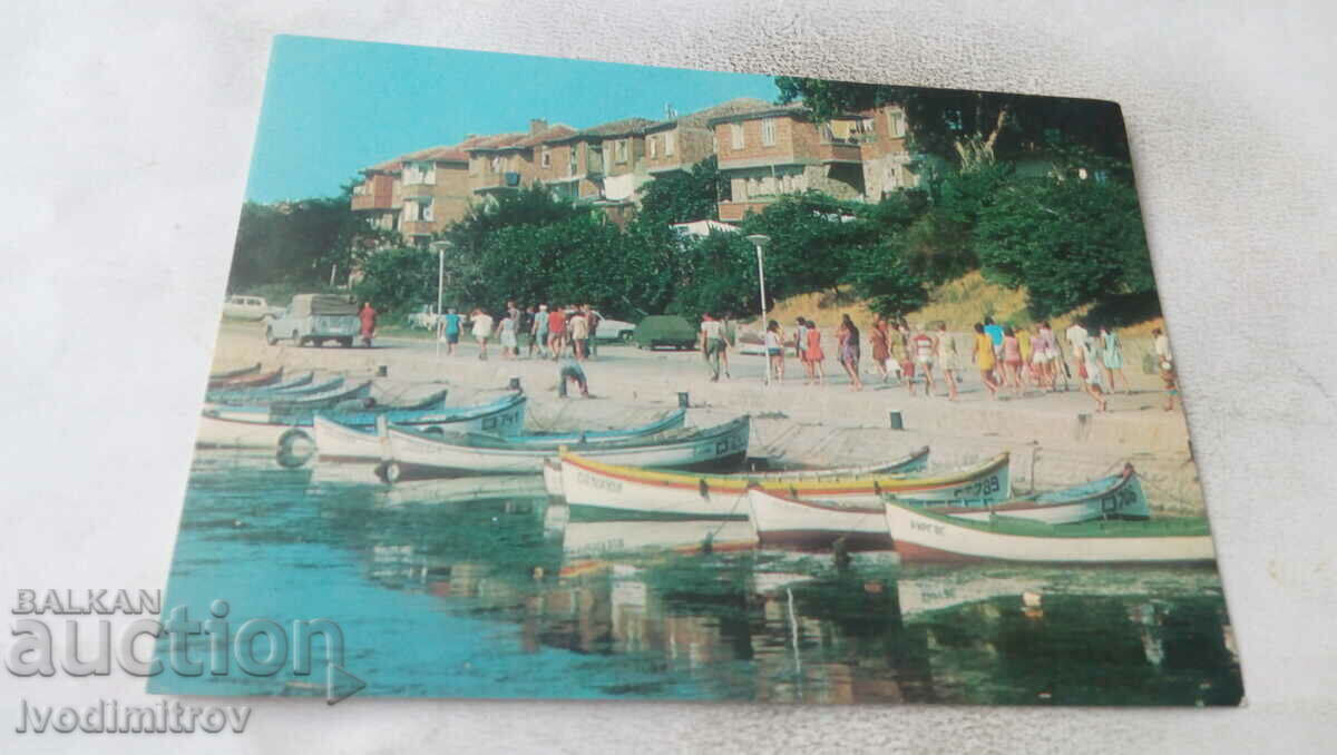 Carte poștală Portul Sozopol 1978