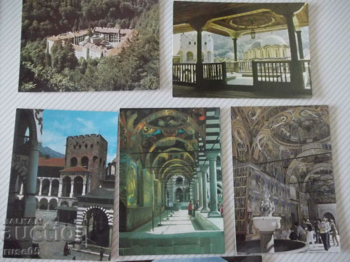 Lot of 6 pcs. cards "Rila Monastery" * - 1 with price 10.00 BGN | € 5.11 Lot of 6 pcs. cards "Rila Monastery" * - 1 with price 10.00 BGN | € 5.11