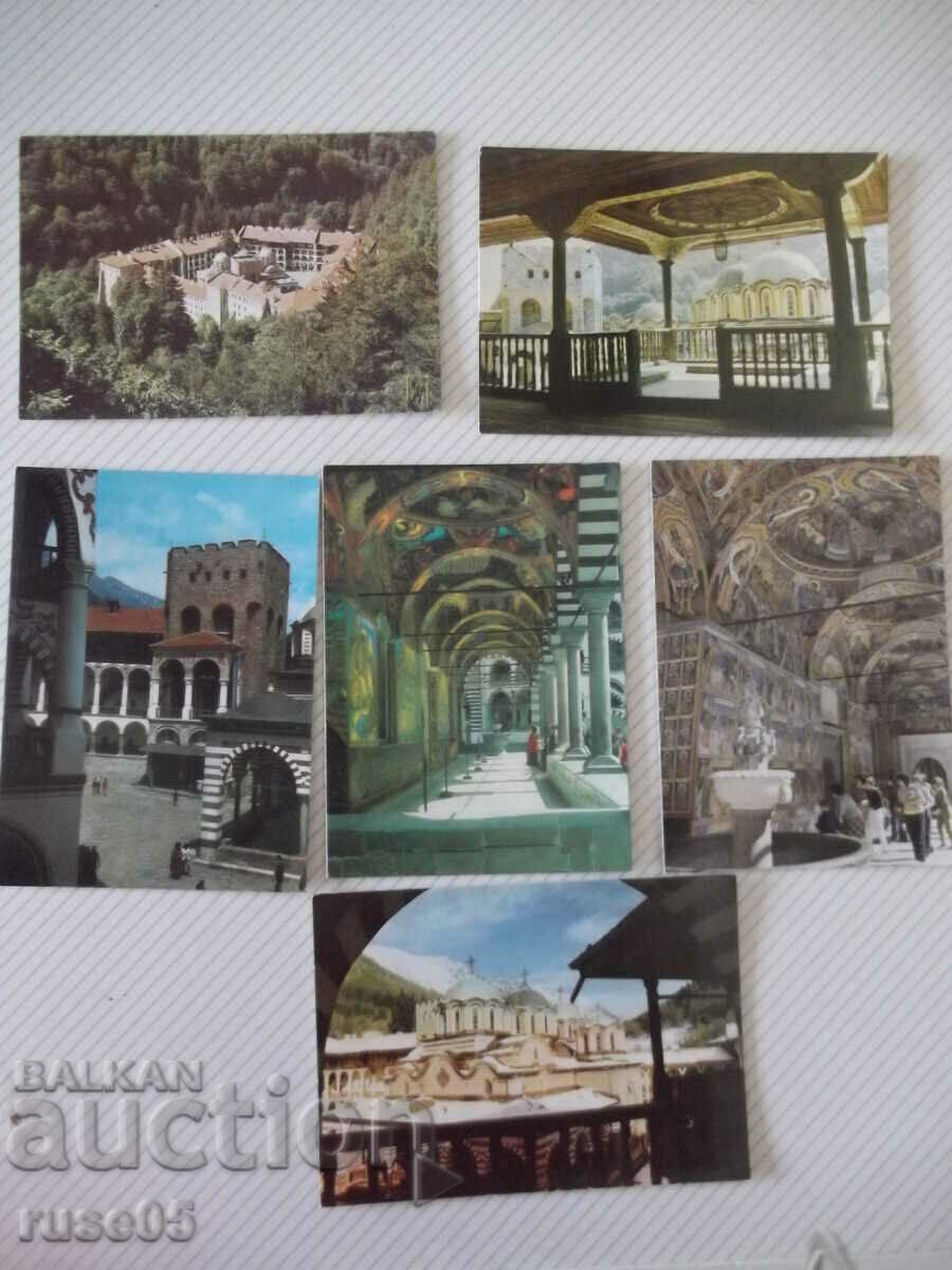 Лот от 6 бр. картички "Рилски манастир"* - 1