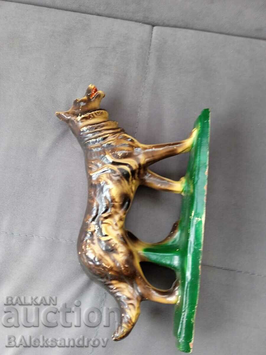 Παλιά βασιλική μεγάλη κεραμική φιγούρα - 5
