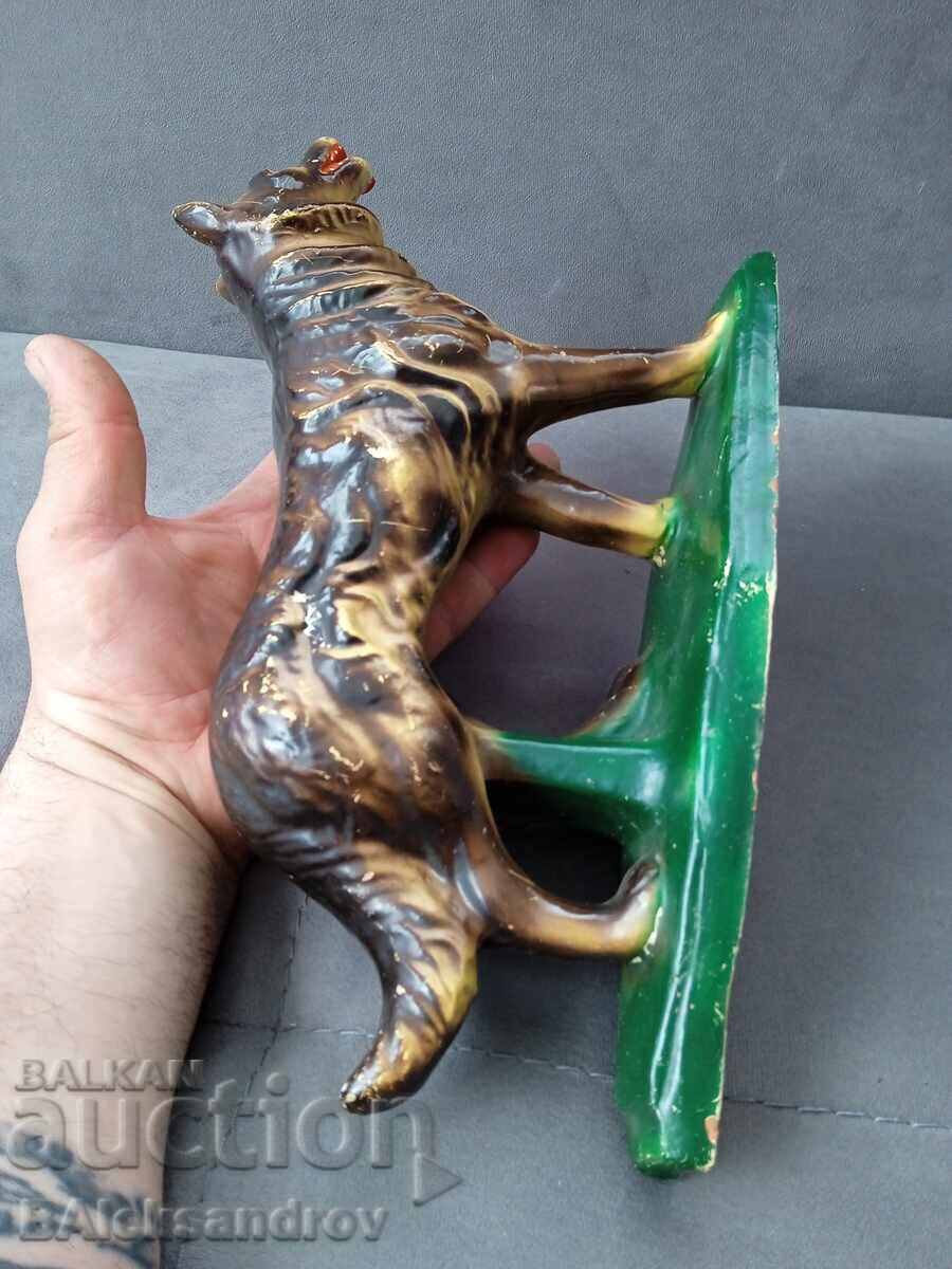 Παλιά βασιλική μεγάλη κεραμική φιγούρα - 6