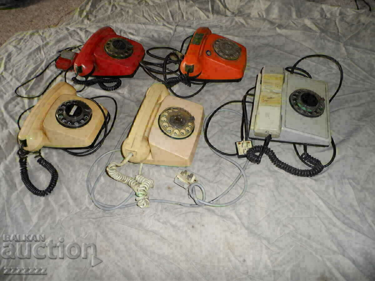 Лот от 5 бр. стари телефони - 6 Лот от 5 бр. стари телефони - 6