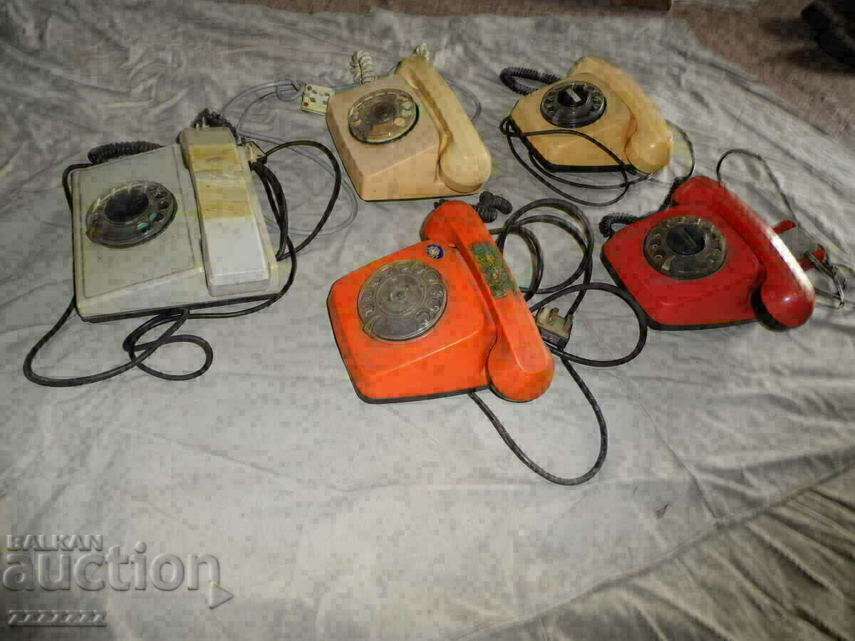 Лот от 5 бр. стари телефони - 7 Лот от 5 бр. стари телефони - 7