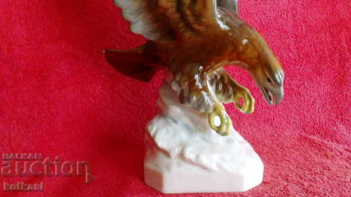 Old porcelain figure of Eagle marked - 5 Old porcelain figure of Eagle marked - 5