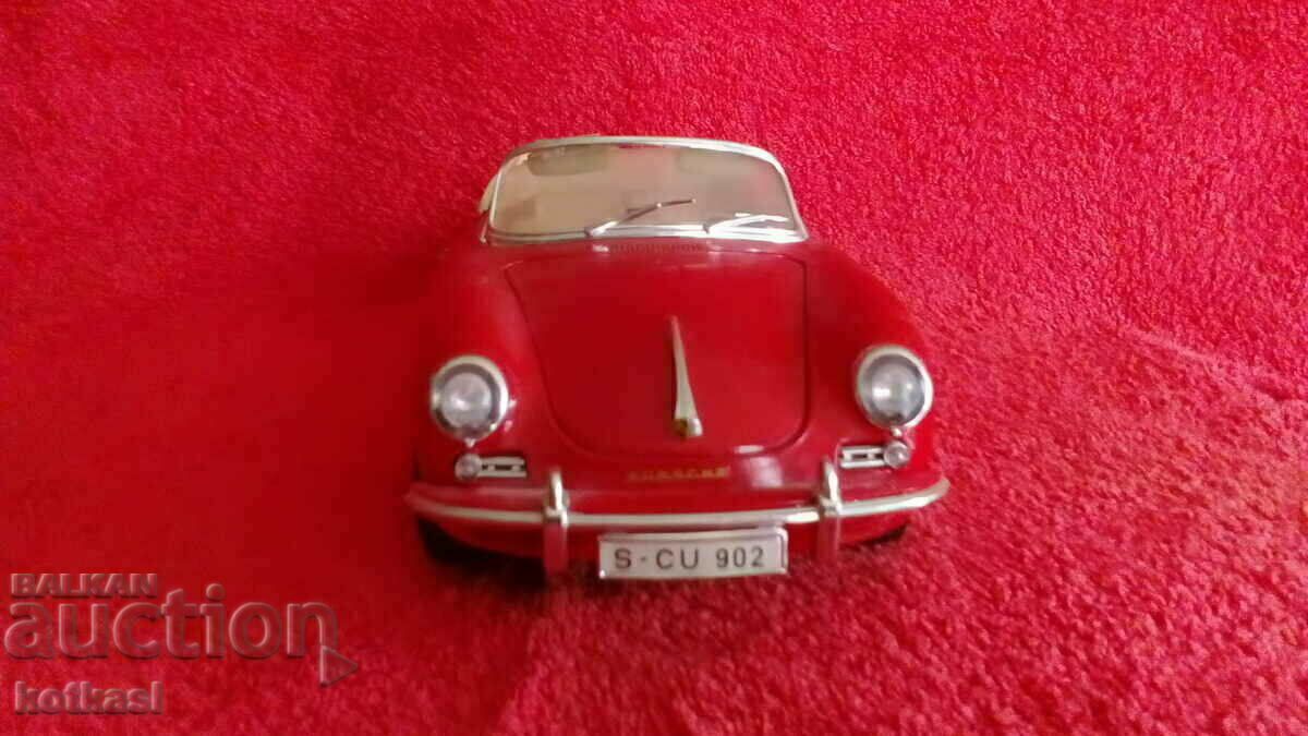 Auction Burago PORSCHE 1961 ITALY 1/18 metal car 23.50 cm Auction Burago PORSCHE 1961 ITALY 1/18 metal car 23.50 cm