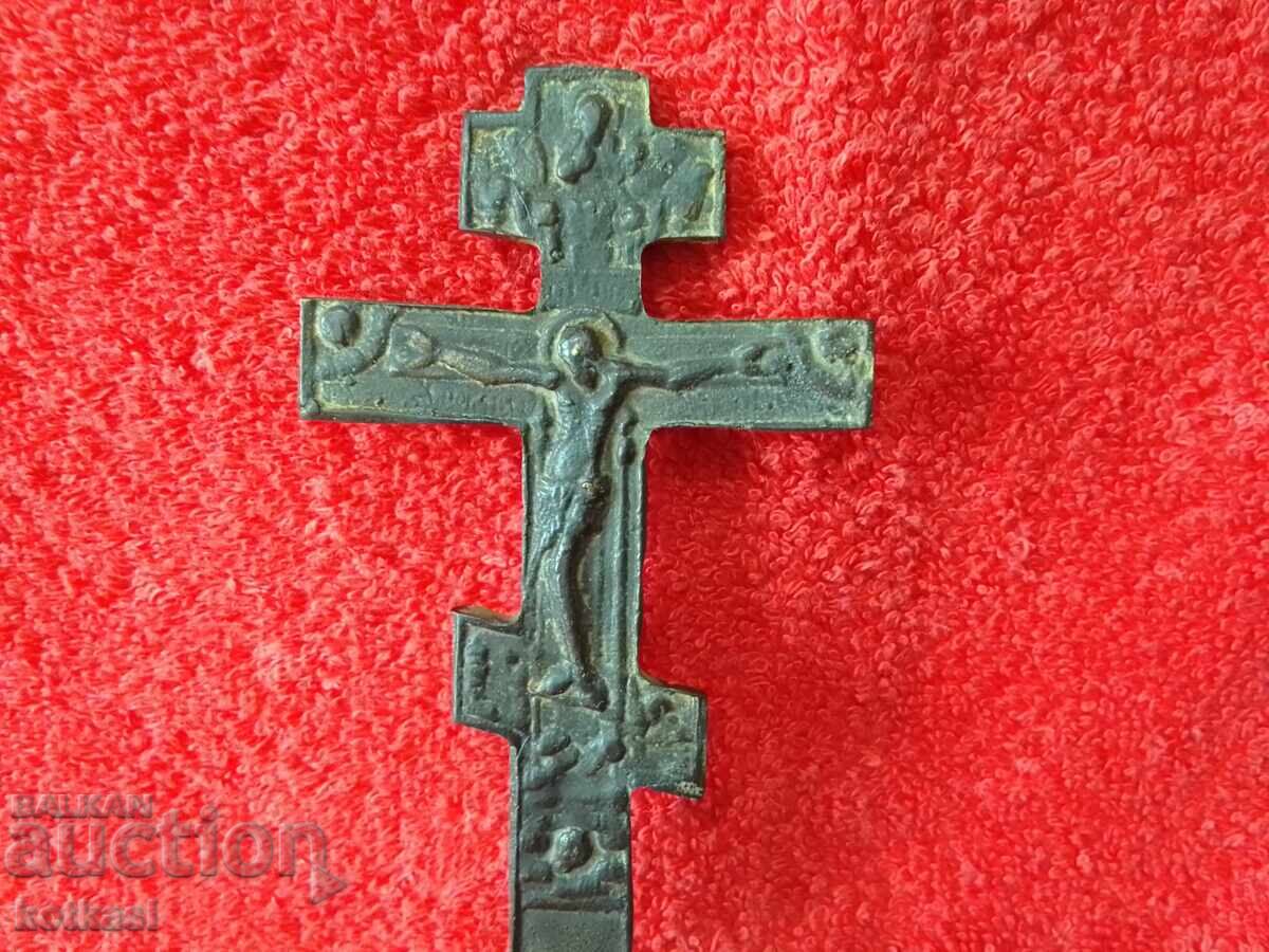 Old metal bronze Prosfor Seal for bread religion Christians with price 345.50 BGN | € 176.65 Old metal bronze Prosfor Seal for bread religion Christians with price 345.50 BGN | € 176.65