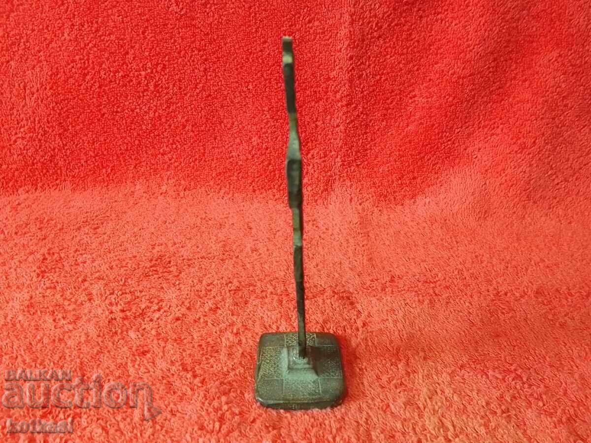 Old metal bronze Prosfor Seal for bread religion Christians - 5 Old metal bronze Prosfor Seal for bread religion Christians - 5